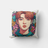 kpop kpopfan kpopfanart kpopidol kpopdrawingkkpopp クッション (正面)