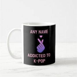 Kpop Mug Custom Korean Gift Addicted to K-Pop  コーヒーマグカップ