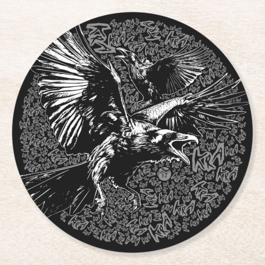 KRA KRA! ラウンドペーパーコースター (正面)