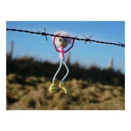 Kracht patser Fubby aan Prikkeldraad. ポスター