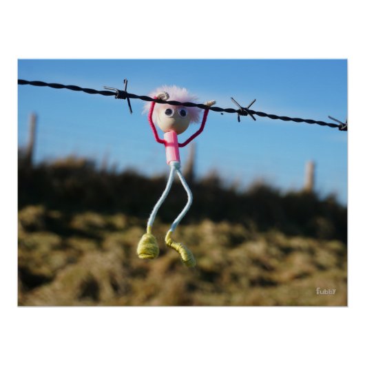 Kracht patser Fubby aan Prikkeldraad. ポスター (正面)