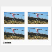 Kracht patser Fubby aan Prikkeldraad. 長方形シール (シート)