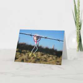 Krachtpatser meisje Fubby. サンキューカード