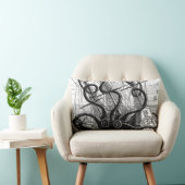 KrackenかイカEatting海賊船のLumbarの枕 ランバークッション (椅子)