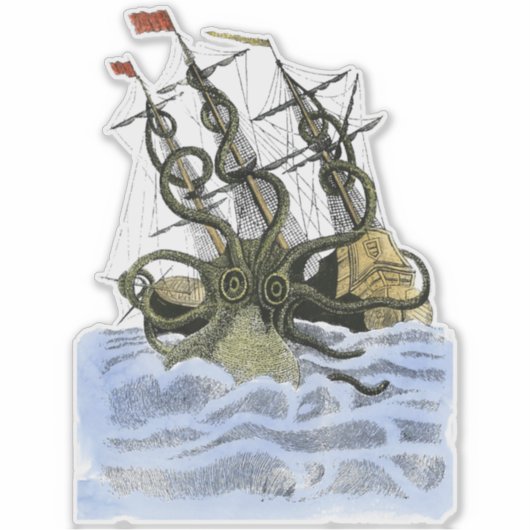 Kracken透明 シール (正面)