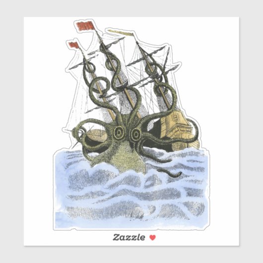 Kracken透明 シール (シート)