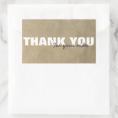 Kraftご素朴注文ありがとうございます 長方形シール (バッグ)