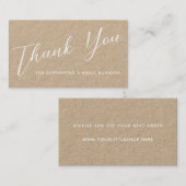 Kraftのビジネススクリプトをありがとうござモダンいます 名刺 (正面/裏面)