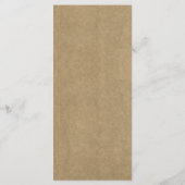 Kraftのメエレガントニュー結婚テンプレート メニュー (裏面)