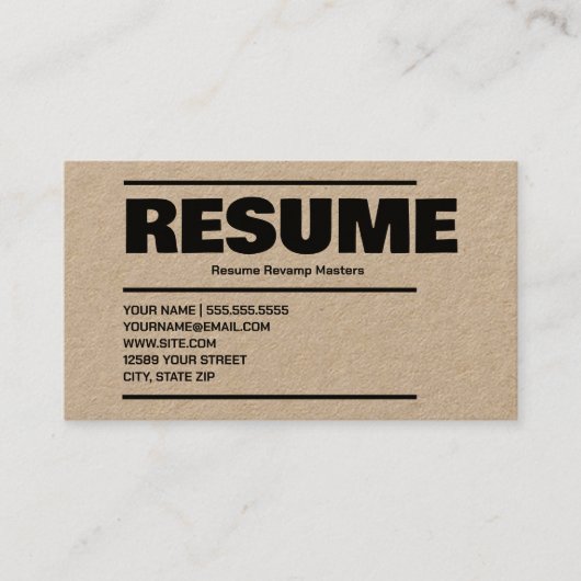 Kraftの再開 名刺 (正面)