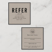 Kraftはっきりした紙フレ縁どームのロゴの追加自然 紹介カード (正面/裏面)