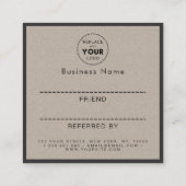 Kraftはっきりした紙フレ縁どームのロゴの追加自然 紹介カード (裏面)