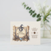 KRAFTウィザードテーマパーティー魔法のヴィンテージの杖 招待状 (スタンド正面)