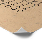 Kraftカメラフォトグラファー価格メニュープリントポスター ポスター (角)