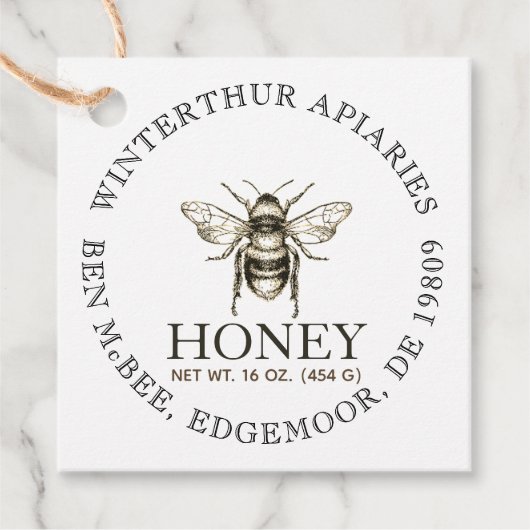 KRAFTサンキューカスタムハニージャールビーラベル フェイバータグ (正面)