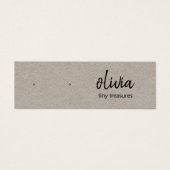 Kraftスクリプトスタッドイヤリングディスプレイカード (正面)