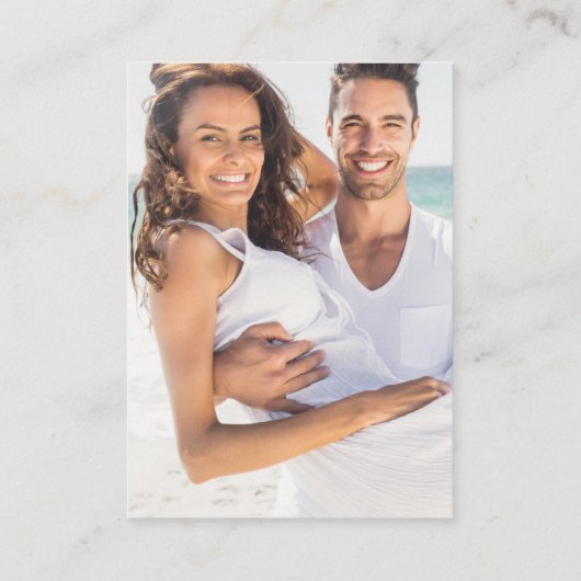 Kraftスクリプ素朴トRSVP QRコード写真 エンクロージャーカード (裏面)