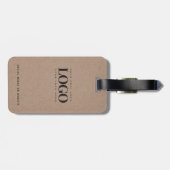 Kraftスタイル会社のロゴを追加ビジネスカスタム ラゲッジタグ (裏面横)