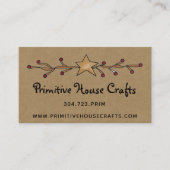 KRAFTビ初期のジネスカードの星と果実 名刺 (正面)