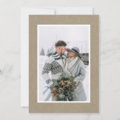 Kraftフェイクの素朴2枚の写真 サンキューカード (裏面)