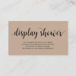 Kraftモダン、Black Script、Display Shawer エンクロージャーカード