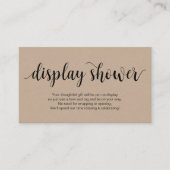 Kraftモダン、Black Script、Display Shawer エンクロージャーカード (正面)