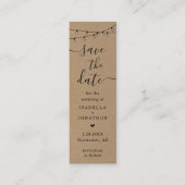 Kraftユニークにブックマークを保存 スキニー名刺 (正面)