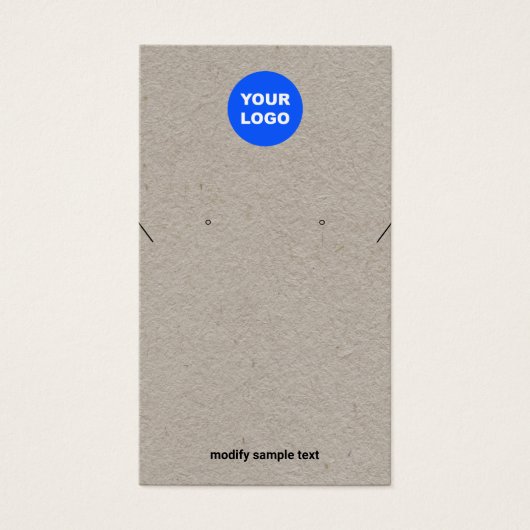 Kraftロゴのネックレスとイヤリング表示カードを追加 (正面)