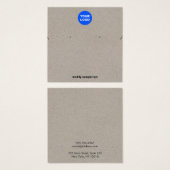 Kraftロゴのネックレスとイヤリング表示カードを追加 (正面&裏面)