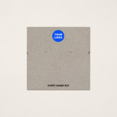 Kraftロゴのネックレスとイヤリング表示カードを追加 (正面)