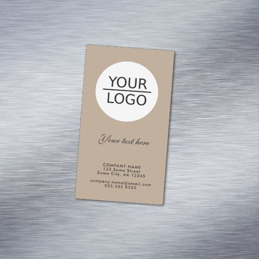 Kraftロゴの追加カスタム文字会社プロモーション マグネット名刺 (インサイチュ)