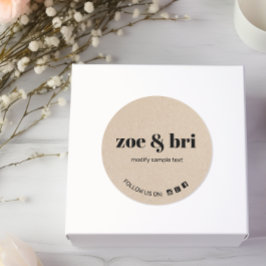 Kraftロゴの追加 ラウンドシール