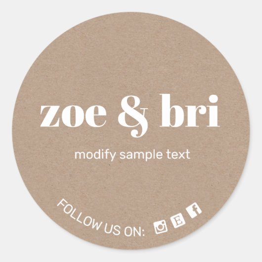 Kraftロゴの追加 ラウンドシール (正面)