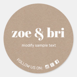 Kraftロゴの追加 ラウンドシール