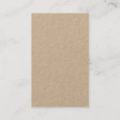 Kraftロゴの追加QRコードカスタム文字プロモーション 名刺 (裏面)