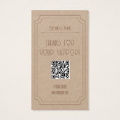 Kraftヴィンテージとロゴブティック製品の価格ラベル (裏面)