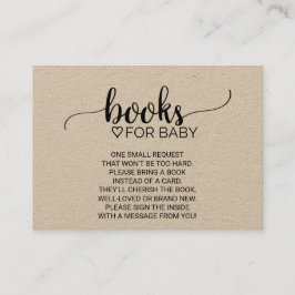 Kraft書素朴道書書書要旨挿入 エンクロージャーカード