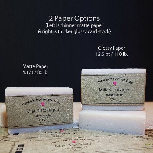 Kraft石素朴鹸帯ラベル🧼 （5枚）