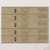 Kraft石素朴鹸帯ラベル🧼 （5枚） (正面)