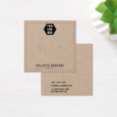 Kraft紙ロゴのイヤリング表示カードを追加 (デスク)