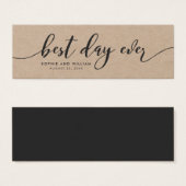 Kraft素朴スリラックスプの結婚日は最高の今まで (正面&裏面)