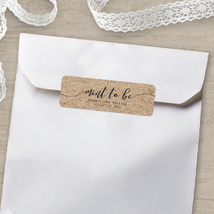 Kraft素朴フェイク Script MintがBeのラベルに結婚なる ラベル