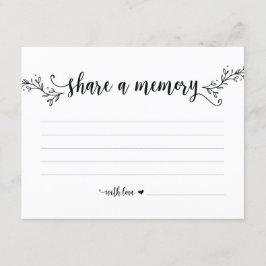 Kraft素朴共有aメモリカード 招待状