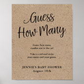 Kraft素朴 Scriptゲームの表示数を推測 ポスター (正面)