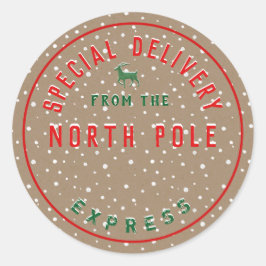 Kraft素朴 Special Delivery Official North Pole ラウンドシール