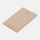 Kraft自然あなたのカスタムビジネスのロゴと文字はこちら ポストイット (アングル)