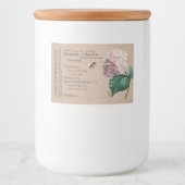 KRAFT蜂蜜の栄養ファクトあじさい花ミツバチ フードラベル (正面)