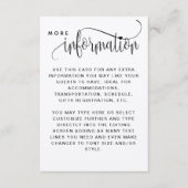 Kraft、素朴の情報結婚エンクロージャカード エンクロージャーカード (正面)