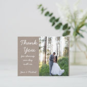 Kraft 結婚's Thank You Post Card ポストカード (スタンド正面)