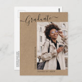 Kraft 1モダン写真ミニマルグラード発表 ポストカード (正面/裏面)